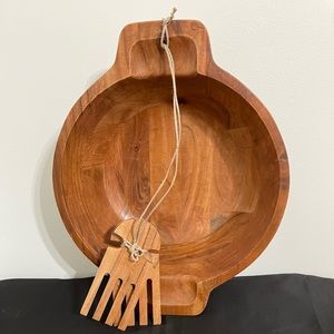 Wooden Salad Bowl set
